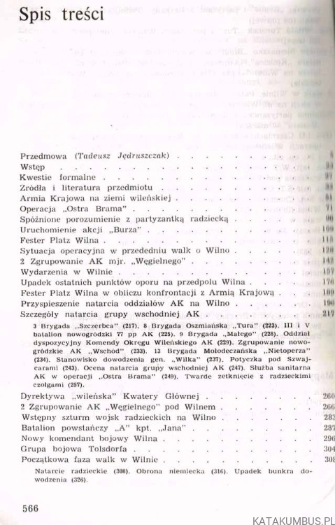 Operacja Wileńska AK. ROMAN KORAB-ŻEBRYK