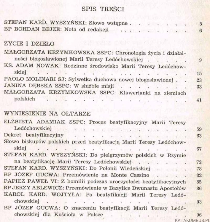 Maria Teresa Ledóchowska i misje. PRACA ZBIOROWA