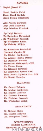 Jan XXIII i jego dzieło / W nurcie zagadnień posoborowych tom 5. PRACA ZBIOROWA