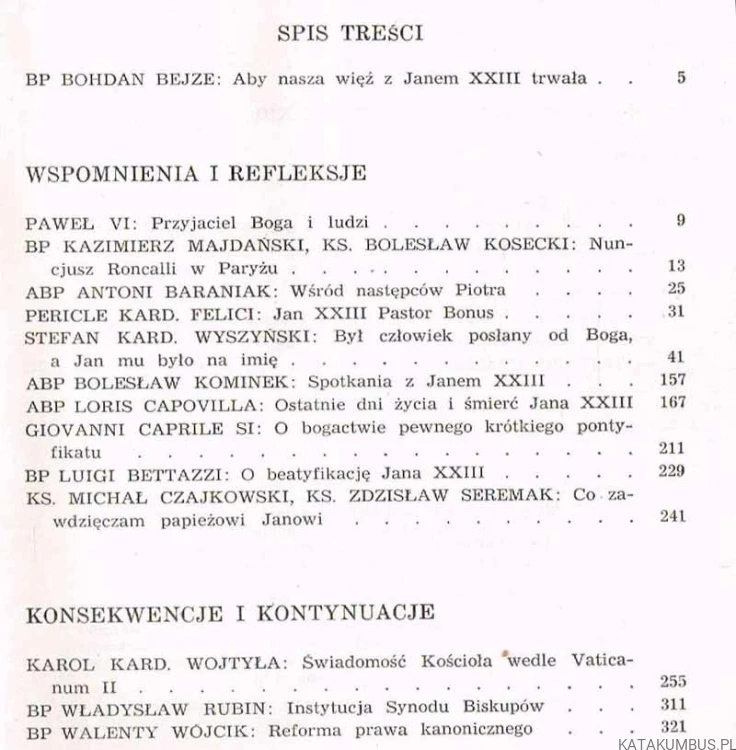 Jan XXIII i jego dzieło / W nurcie zagadnień posoborowych tom 5. PRACA ZBIOROWA