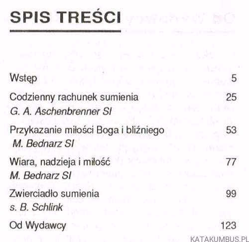 Wyznaję nieprawość moją. Rachunki sumienia. GEORGES A. ASCHENBRENNER SJ