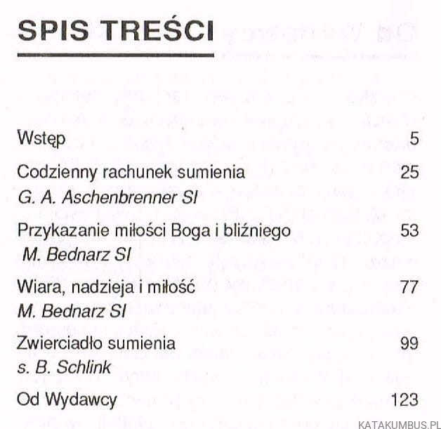 Wyznaję nieprawość moją. Rachunki sumienia. GEORGES A. ASCHENBRENNER SJ