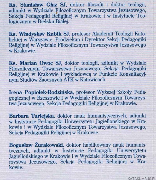 Ku pełni człowieczeństwa. Red. Ks. WŁADYSŁAW KUBIK SJ