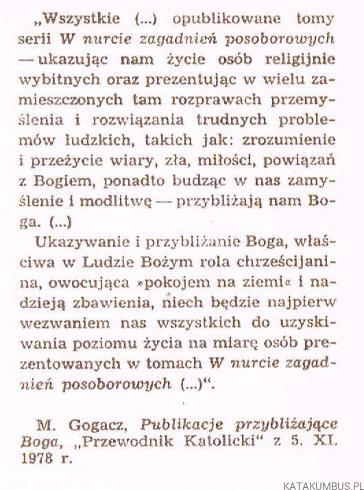 Na rzecz postawy chrześcijańskiej / W nurcie zagadnień posoborowych. Tom 11. PRACA ZBIOROWA