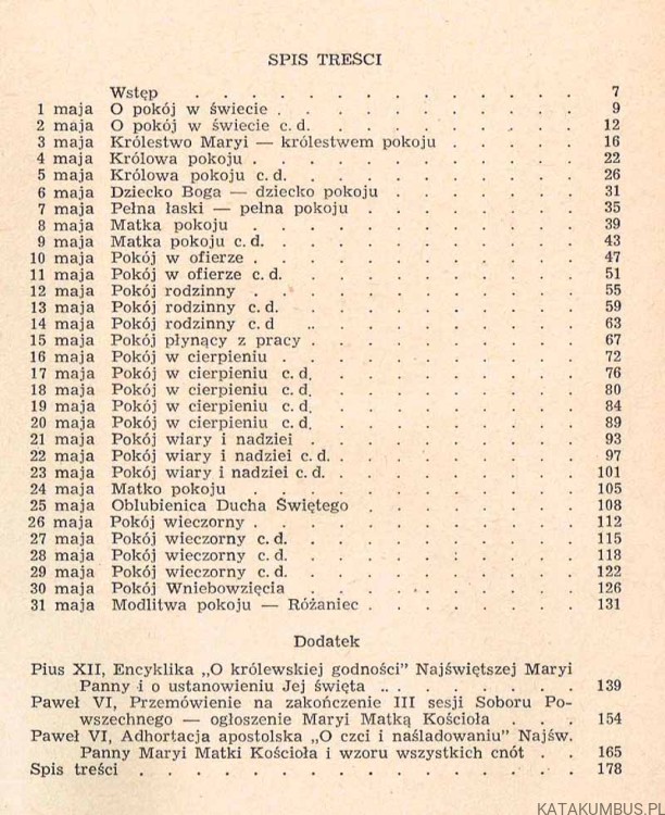 Królowej Pokoju w hołdzie