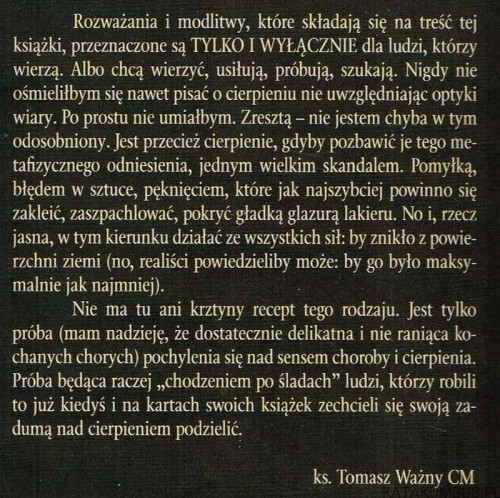 Oto choruje ten, którego kochasz. TOMASZ WAŻNY