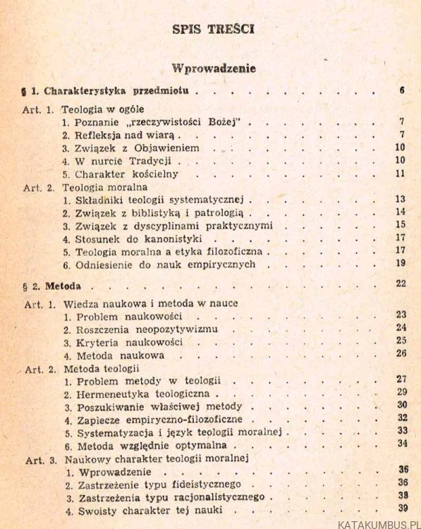 Teologia moralna cz. 1. KS. STANISŁAW OLEJNIK