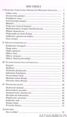 List Apostolski Novo Millennio Ineunte / Jan Paweł II