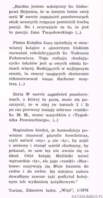 Jeśli Ewangelię przyjmuje się dosłownie / red. Bp Bohdan Bejze