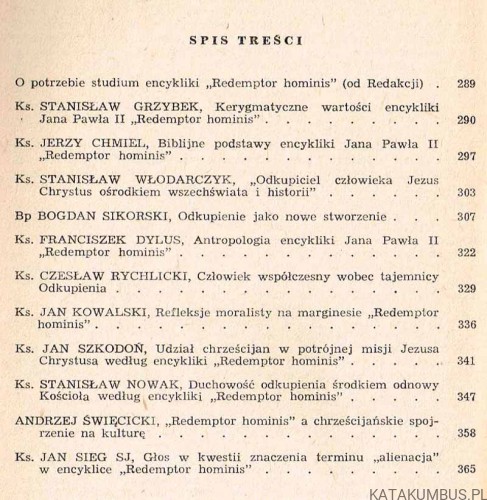 O Encyklice "Redemptor Hominis"