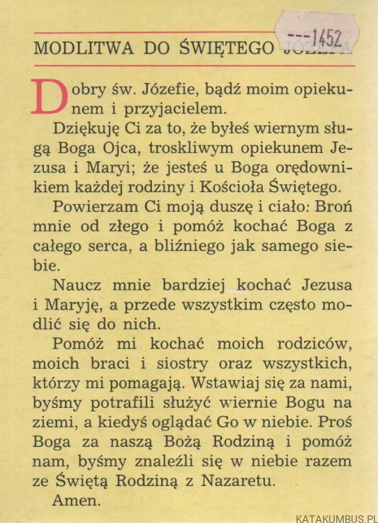 Dobry Święty Józef. PRACA ZBIOROWA