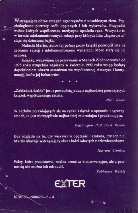Zakładnicy diabła. MALACHI MARTIN