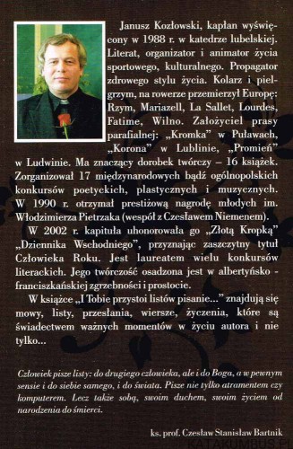 I tobie przystoi listów pisanie…/ ks. Janusz Kozłowski