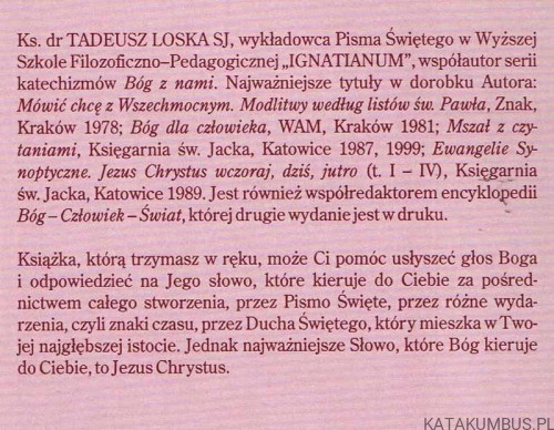 Wszystkie moje źródła są w Tobie. Tom I. Ks. TADEUSZ LOSKA SJ