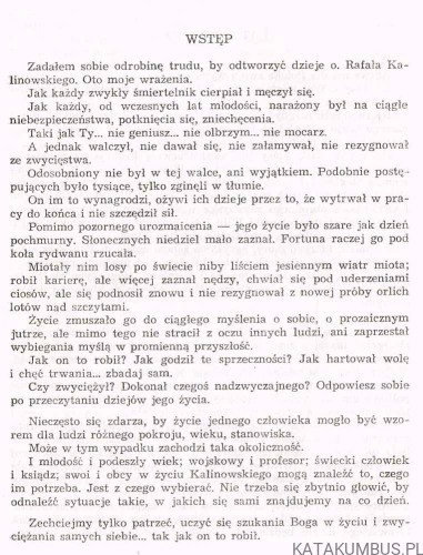 Niespokojne serce. SYKSTUS ADAMCZYK OCD