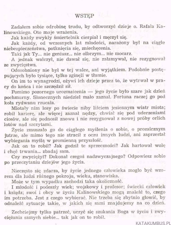 Niespokojne serce. SYKSTUS ADAMCZYK OCD