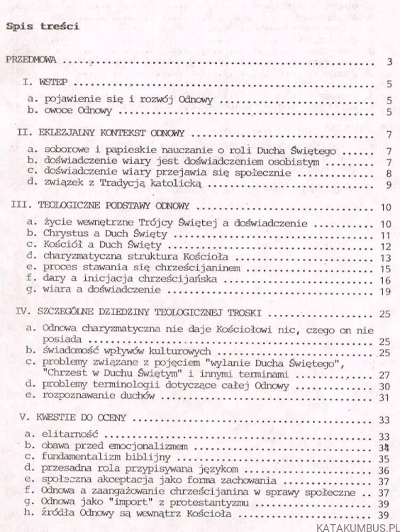 Teologiczne i duszpasterskie wskazówki dotyczące odnowy charyzmatycznej w Kościele Katolickim. PRACA ZBIOROWA 2