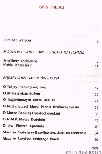 Vademecum liturgiczne pielgrzyma. Oprac. Ks. BOGUMIŁ LEWANDOWSKI