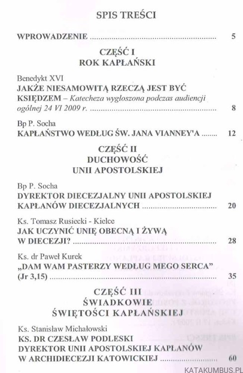 Notitiae Unionis Apostolicae Unia Apostolska Najświętszego Serca Jezusa nr. 52 / bp. Paweł Socha