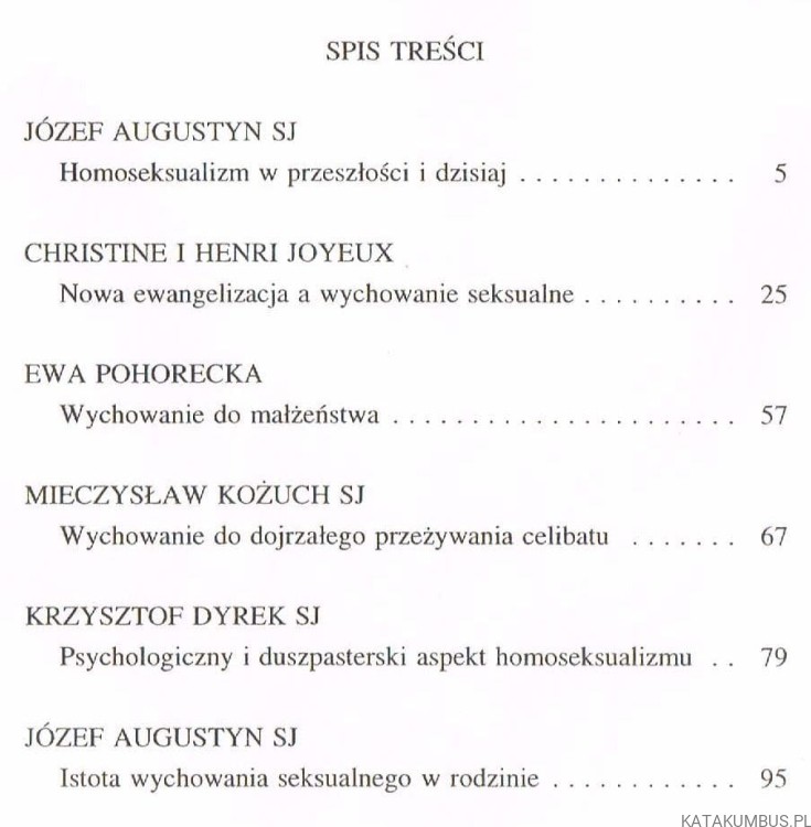 Ku dojrzałej ludzkiej miłości / Józef Augustyn SJ