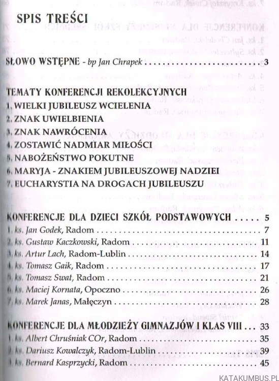 Rekolekcje adwentowe. Red. bp E. MATERSKI