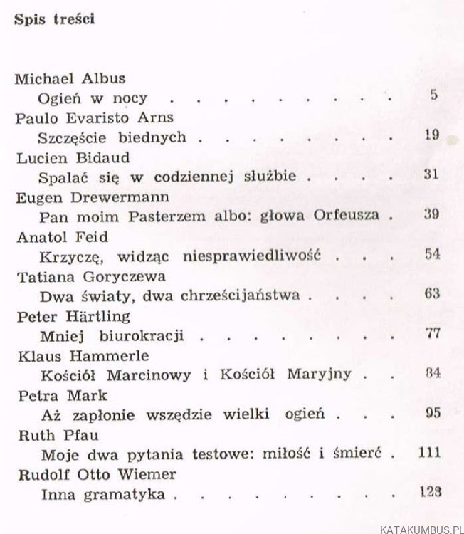 Ogień w nocy / Michael Albus