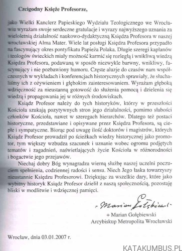 Ope et consilio. Ks. JÓZEF PATER
