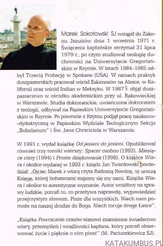 Powracanie czasów / Marek Sokołowski SJ