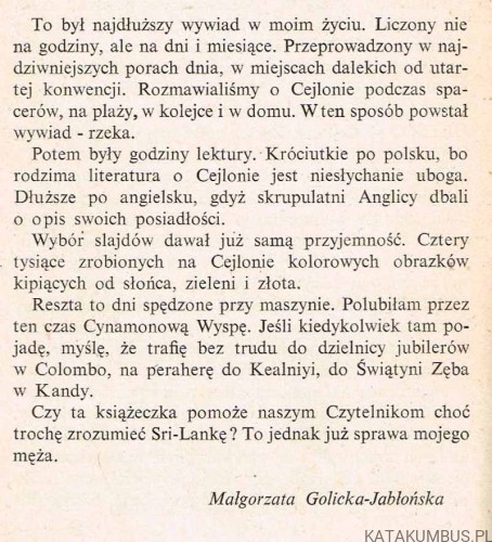 Wyspa sercu podobna / Małgorzata Golicka – Jabłońska, Michał Jabłoński