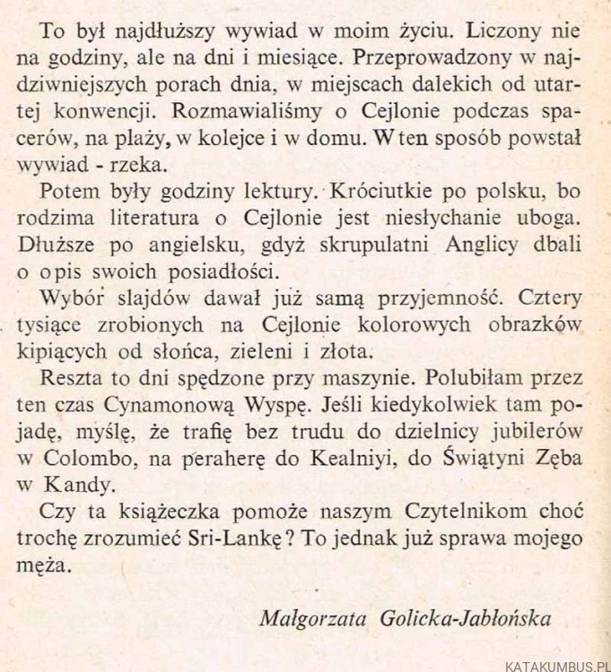 Wyspa sercu podobna / Małgorzata Golicka – Jabłońska, Michał Jabłoński