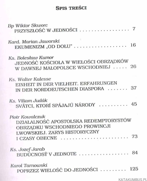 Przyszłość w jedności. Ku chrześcijańskiej Europie jutra. PRACA ZBIOROWA