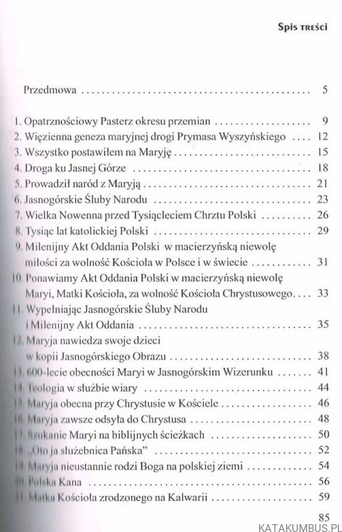 Maryjne dziedzictwo Prymasa Tysiąclecia / O. Jan Pach - paulin