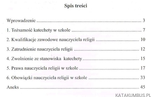 Prawa i obowiązki katechety w szkole. Ks. Jan Szpet