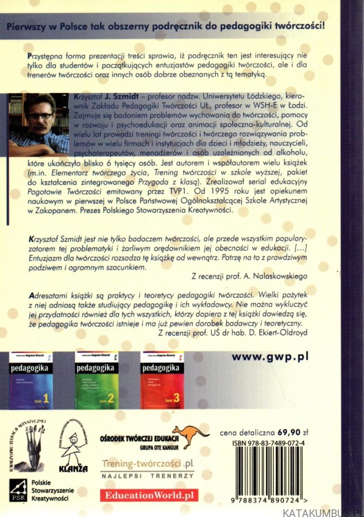 Pedagogika twórczości. KRZYSZTOF J. SZMIDT