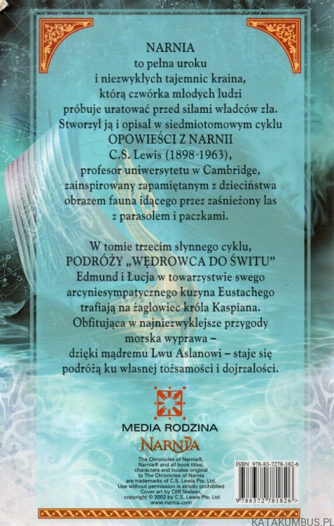 Podróż "Wędrowca do świtu". Opowieści z Narnii cz. 3. C.S. LEWIS