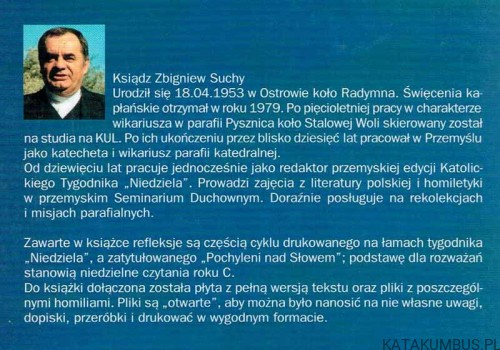 Pochyleni nad słowem. Rok C. Ks. ZBIGNIEW SUCHY