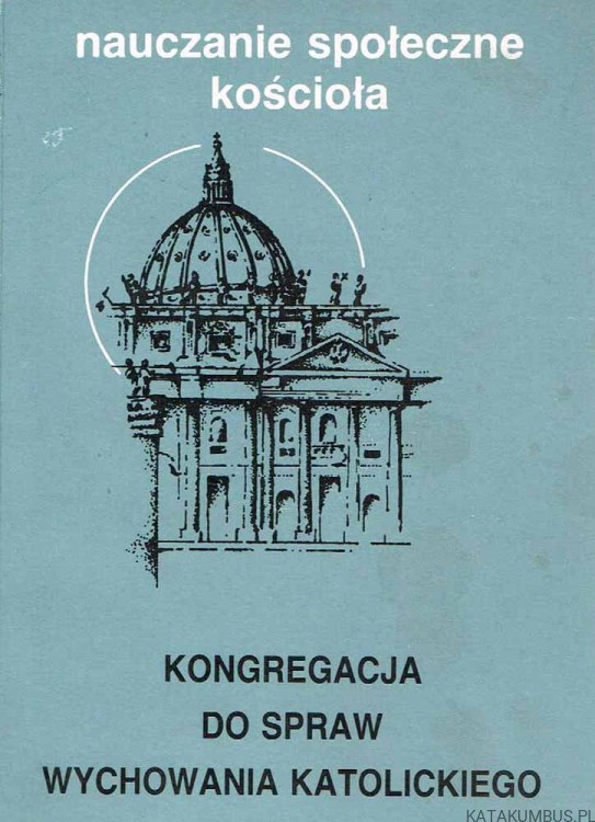 Nauczanie społeczne Kościoła. Kongregacja Do Spraw Wychowania Katolickiego