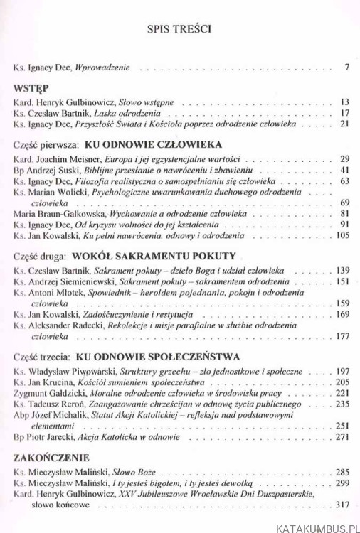 Ku odnowie człowieka i społeczeństwa. PRACA ZBIOROWA
