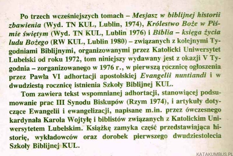 W kręgu Dobrej Nowiny / Ks. Jan Szlaga