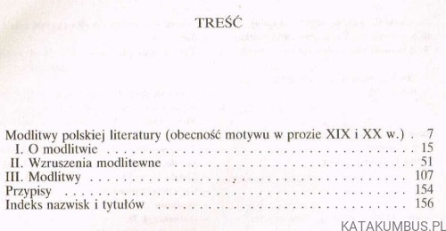 Motywy modlitewne. ANTONI BEDNAREK