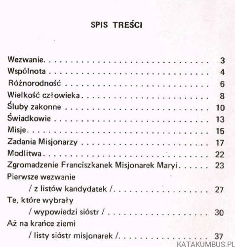 Usłyszeć wołanie. S. KRYSTYNA DOROSZKO FMM