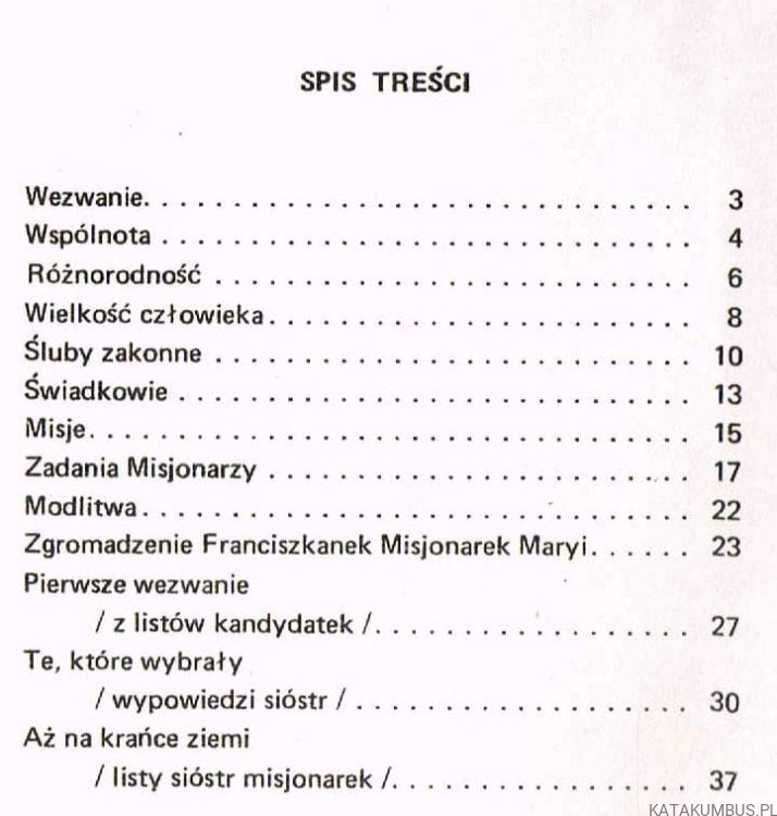 Usłyszeć wołanie. S. KRYSTYNA DOROSZKO FMM