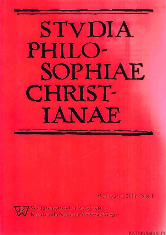 Studia Philosophiae Christianae nr 1 / 2006
