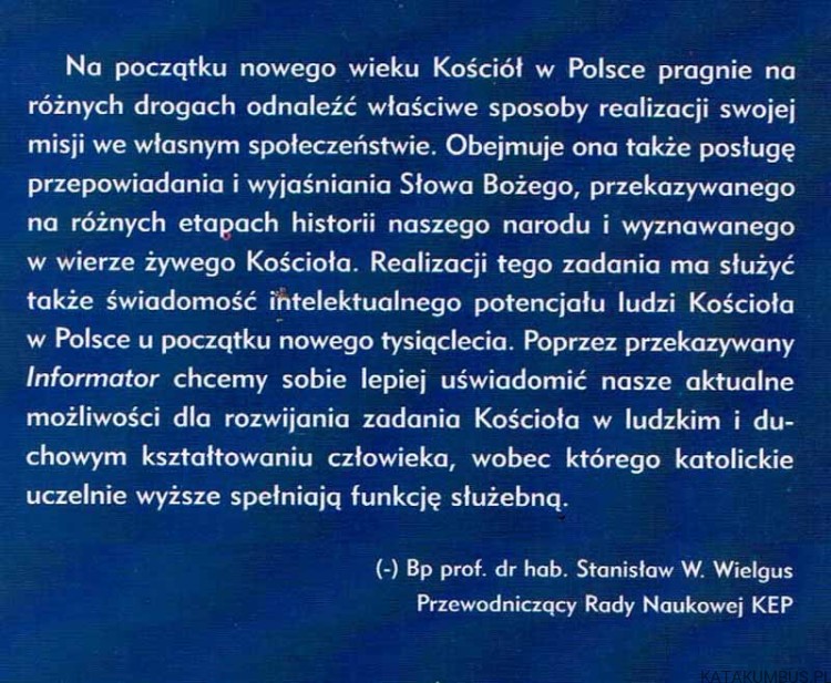 Struktury i kadra naukowo-dydaktyczna na Wydziałach Nauk Kościelnych w Polsce