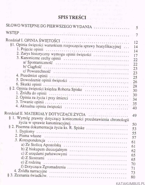 Sprawa beatyfikacji księdza Roberta Spiske. Ks. MICHAŁ MACHAŁ