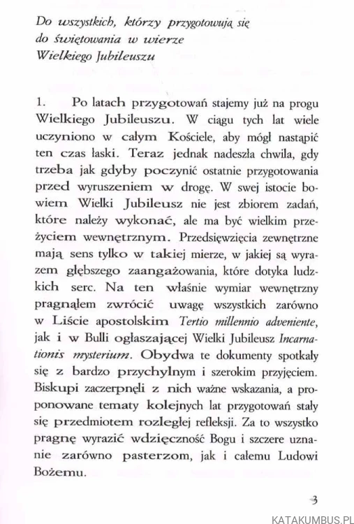 List o pielgrzymowaniu do miejsc związanych z historią zbawienia. JAN PAWEŁ II
