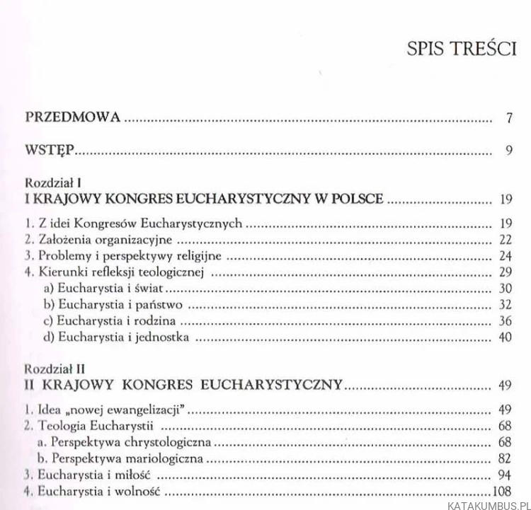 Teologiczne idee Polskich Kongresów Eucharystycznych. Ks. RYSZARD MROZIUK