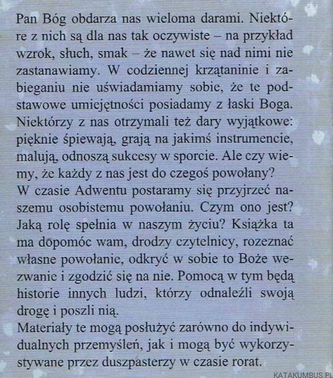 Do czego powołał mnie Pan Bóg? / Elżbieta Śnieżkowska-Bielak