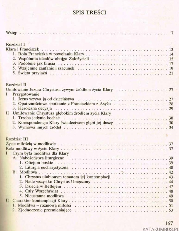 Klara wśród swoich sióstr. RENE-CHARLES DHONT OFM