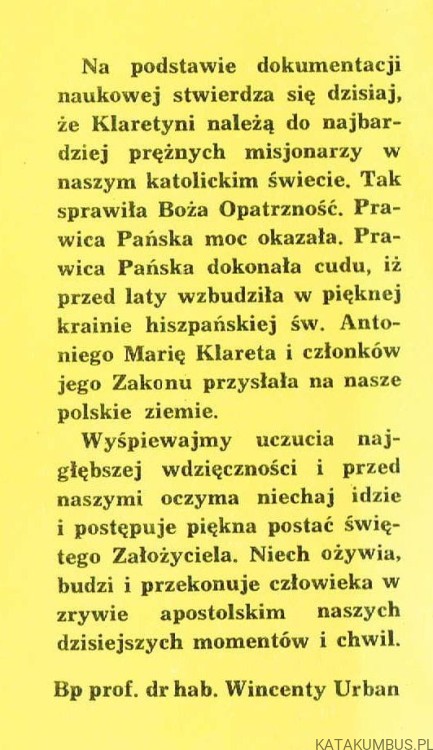 Św. Antoni Maria Klaret wzór misjonarza. PRACA ZBIOROWA3